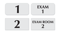 Exam Room Name Plates
