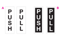 Push Pull Door Signs