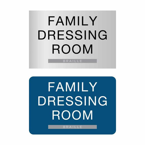 ADA Family Dressing Room Sign