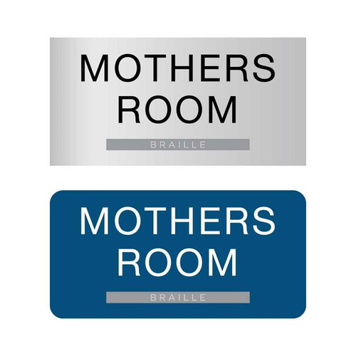 Mothers Room ADA Braille Sign