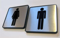 Custom Restroom Signs for Contemporary Look