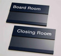 Changeable Insert Signs with Protective Lens