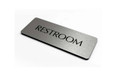 Contemporary and easy restroom signs