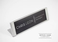 Changeable Insert Desk Signs and Counter Signs