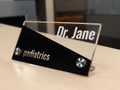 Custom Desk Signs with Stand-Offs