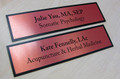 Brushed Metal Office Signs 