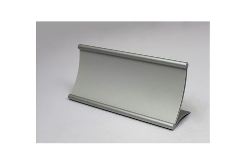curved desk nameplates for changeable inserts