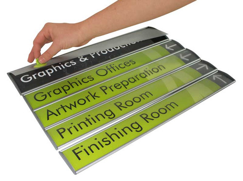 Curved Signs - Interchangeable Modular Directory