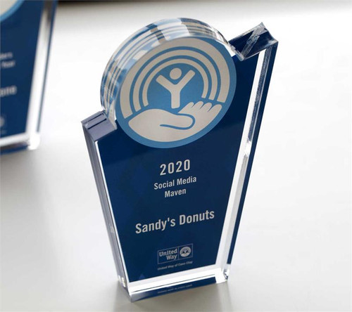 Company Recognition Clear Acrylic Award