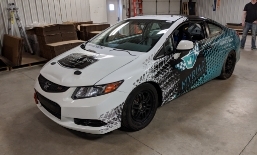 Sports Car Vinyl Wrap