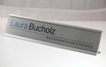 Premium Brushed Metal Desk Signs & Name Plates