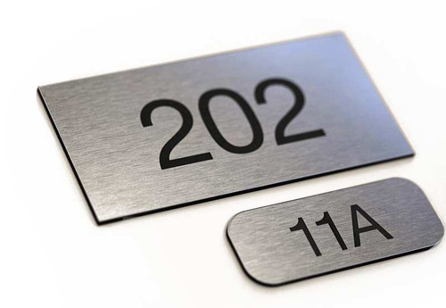 Door Room Number Sign