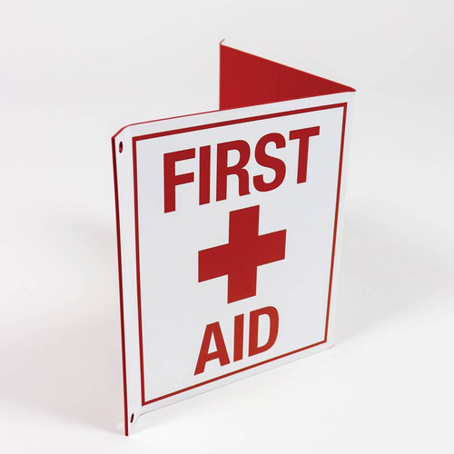 First Aid Projecting Sign