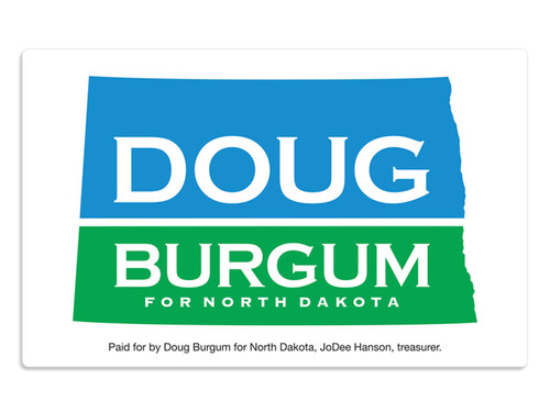 Doug Burgum Vehicle Magnets