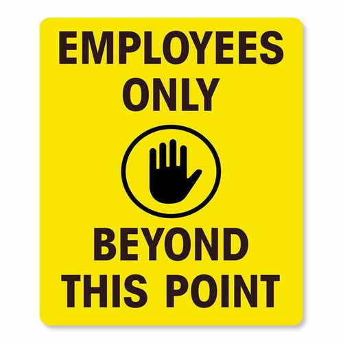 Employees Only Beyond This Point