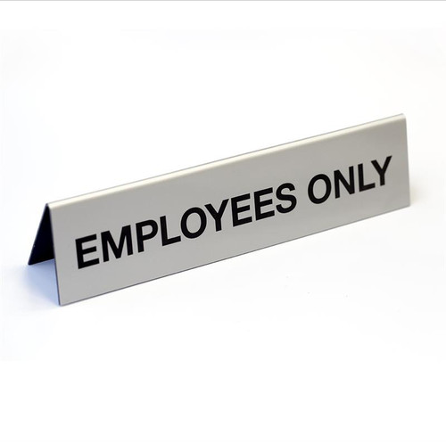 Employees Only Counter Sign