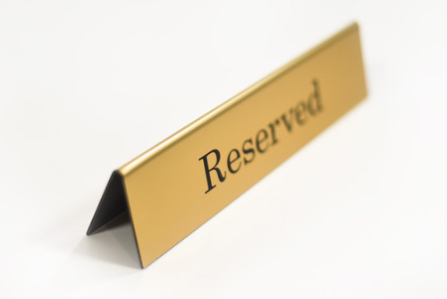 Double Sided Counter Sign - Reserved