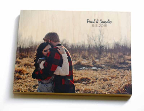 Wood Plaque with Full Color Prints