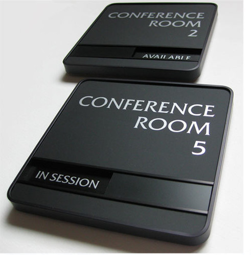 Changing Message In-Out Message Signs for Conference Rooms and Offices