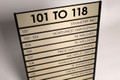 Directory Signs and Wayfinding Signs 16" - 18 SLOT