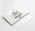 Pocket Clip Name Badges in Brushed aluminum and metal