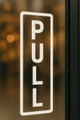 Push Pull Decals and Door Signs