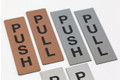 Push Pull Door Signs and Glass Signs