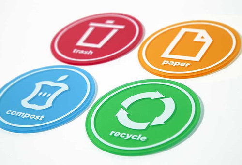 Trash Signs, Paper Recycling