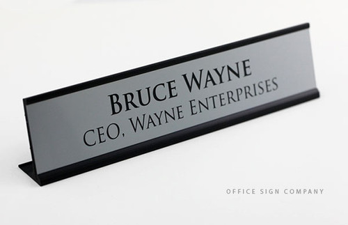 engraved professional signage