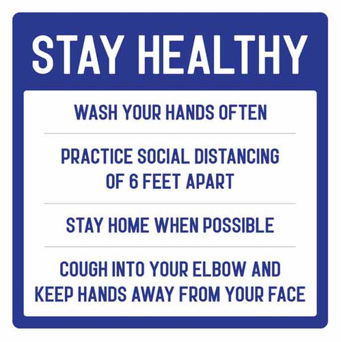 Health Check List Decal and Health Stickers