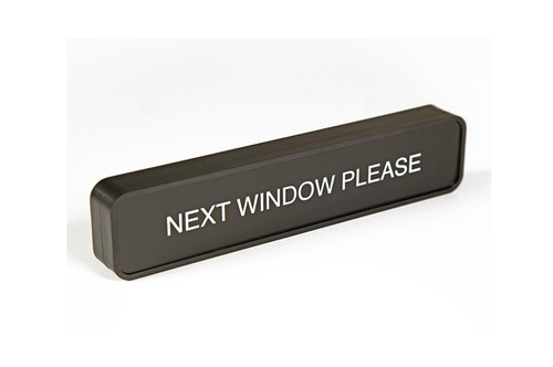 Banker and Bank Teller Signs, 2 Sided