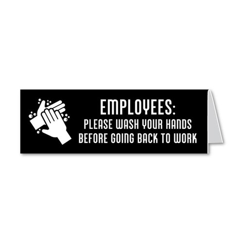 Employees Please Wash Hands Sign