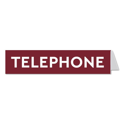 Telephone Desk Sign