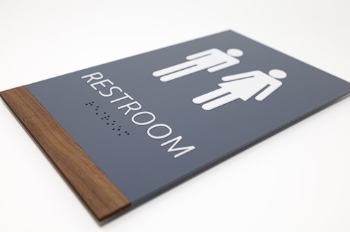 The Best Restroom Signs -ADA Braille Toilet and Bathroom Signs