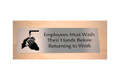 Employees Must Wash Hands Sign