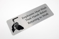 Employees Must Wash Hands Office Signs and Door Signs, Restroom Signs
