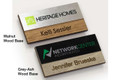Wood Name Tag Colors and Specialty Name Badges