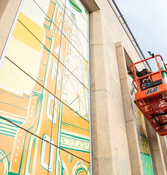 custom signage in fargo - fargo theatre project